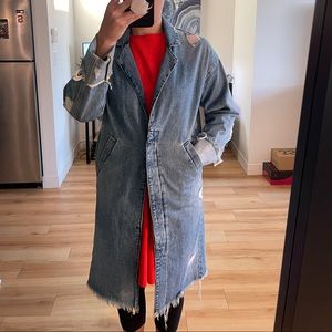 Denim Longline Zara Jacket